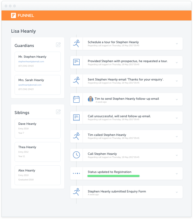 Funnel school CRM